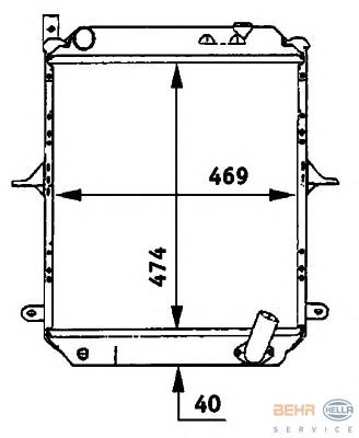 Radiador de esfriamento de motor NRF 52244 preço, a partir de 386,45 USD