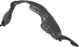  Guarda-barras direito do pára-lama dianteiro KIA Ceed hatchback (ED) (2006 - 2012) 