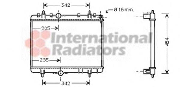 Radiador de esfriamento de motor Peugeot/Citroen P9680533480 preço, a partir de 73,43 USD