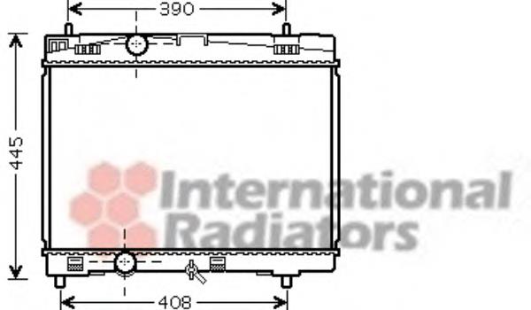 Radiador de esfriamento de motor 1640023160 Toyota