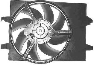 Difusor do radiador de esfriamento, montado com motor e roda de aletas 1495674 Ford