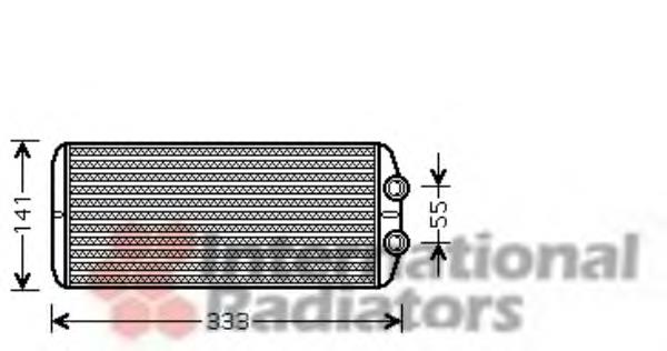 Compre DRR07005 Denso Radiador de forno (de aquecedor)