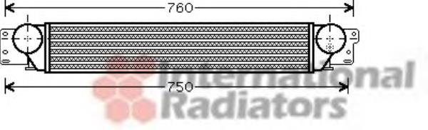 4805404 Opel Radiador de intercooler