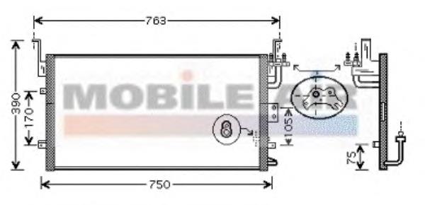 Compre 97606D000 Hyundai/Kia Radiador de aparelho de ar condicionado