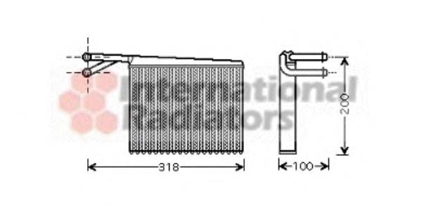 0540150015B Depo/Loro/Abakus Radiador de forno (de aquecedor)