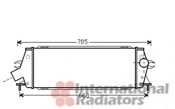 Radiador de intercooler Dasis 187024N