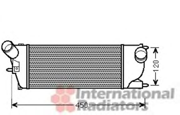 Radiador de intercooler 351319205120 Magneti Marelli