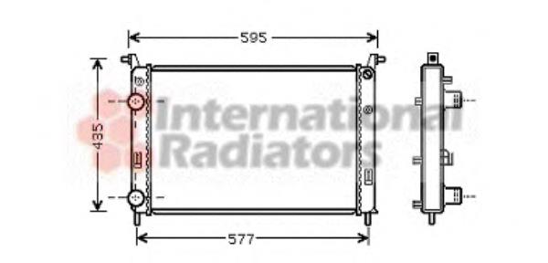 Compre 58656 NRF Radiador de esfriamento de motor