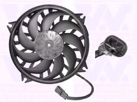 Ventilador elétrico de esfriamento montado (motor + roda de aletas) AC265482 Maxgear