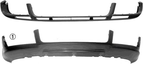 Spoiler do pára-choque dianteiro VAN Wezel 0325500 preço, a partir de 101,92 USD