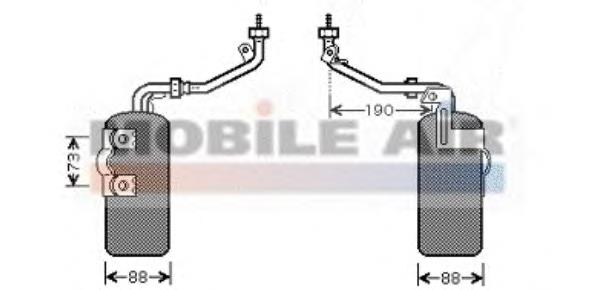 Tanque de recepção do secador de aparelho de ar condicionado Ford 3M5H19E647AH preço, a partir de 37,33 USD