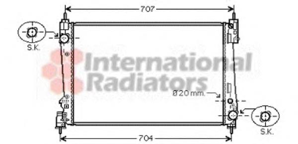 Compre 440926702 Fiat/Alfa/Lancia Radiador de esfriamento de motor