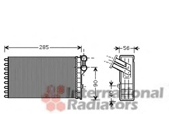 Radiador de forno (de aquecedor) ERA 669533
