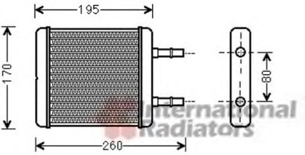 54354 NRF Radiador de forno (de aquecedor)