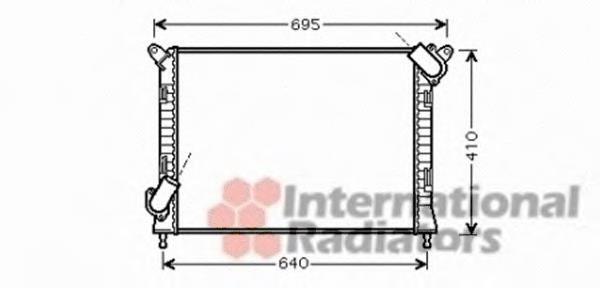 Radiador de esfriamento de motor VAN Wezel 06002307 preço, a partir de 98,07 USD