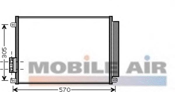 Compre 940028 Nissens Radiador de aparelho de ar condicionado
