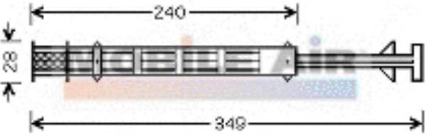 A6398350547 Mercedes Tanque de recepção do secador de aparelho de ar condicionado