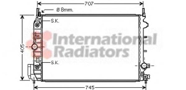 Radiador de esfriamento de motor Polcar 551808A6 preço, a partir de 112,56 USD
