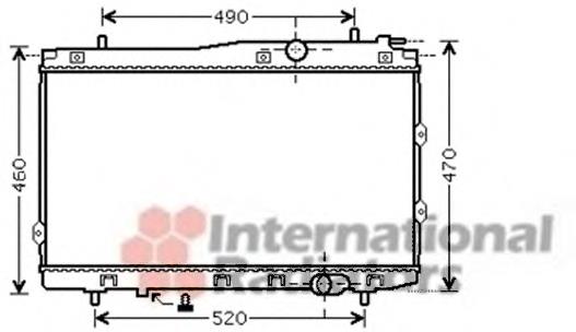 Radiador de esfriamento de motor Nissens 66680 preço, a partir de 140,88 USD