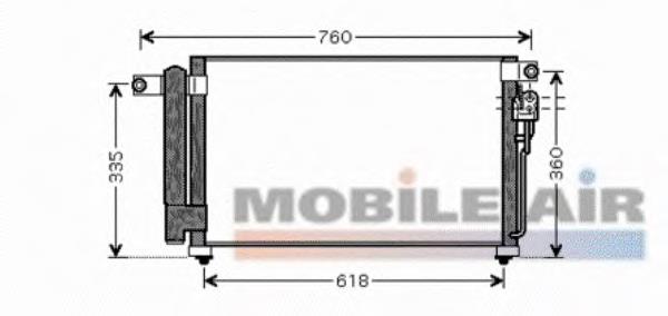 Compre S976061G000 Hyundai/Kia Radiador de aparelho de ar condicionado