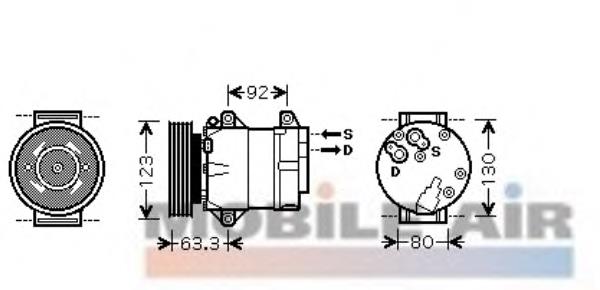 Compressor de aparelho de ar condicionado VAN Wezel 4300K369 preço, a partir de 63,77 USD