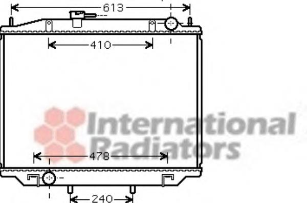 Compre 214107F000 Nissan/Infiniti Radiador de esfriamento de motor