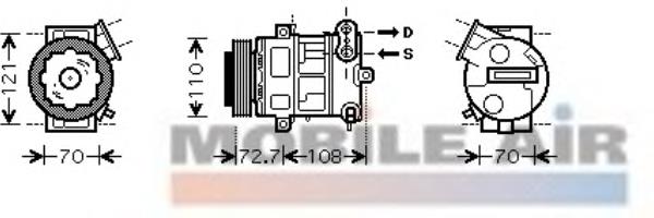 Compre RECSAC740301 Recoficial Compressor de aparelho de ar condicionado