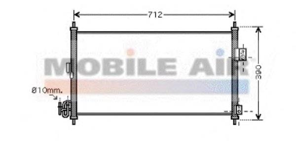 Radiador de aparelho de ar condicionado Dasis 072031N