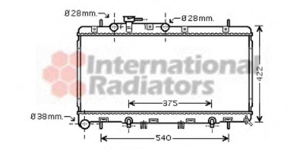 Radiador de esfriamento de motor Subaru 45111AE060 preço, a partir de 137,76 USD