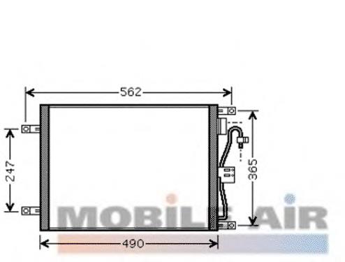 Compre 921009U20B Nissan/Infiniti Radiador de aparelho de ar condicionado