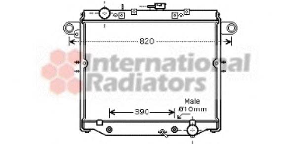 Radiador de esfriamento de motor Toyota 1640066121 preço, a partir de 231,84 USD