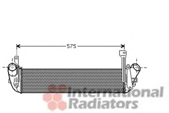 43004346 VAN Wezel Radiador de intercooler