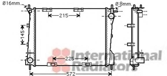 Compre 8200489879 Renault (RVI) Radiador de esfriamento de motor