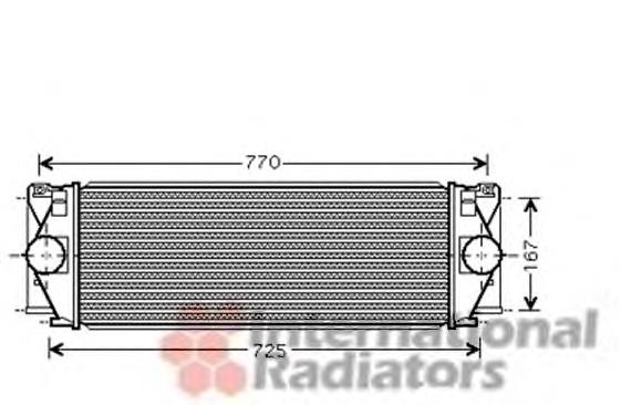 Radiador de intercooler VAG A9065010101