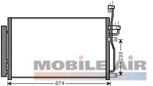 Radiador de aparelho de ar condicionado Opel 20759647 preço, a partir de 78,45 USD