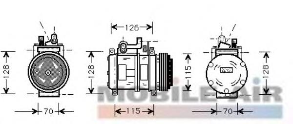 Compressor de aparelho de ar condicionado NPS DCP05001