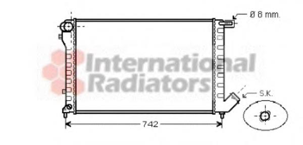 Radiador de esfriamento de motor VALEO 734456 preço, a partir de 221,33 USD