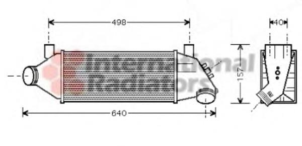 Radiador de intercooler VAN Wezel 18004315 preço, a partir de 57,89 USD