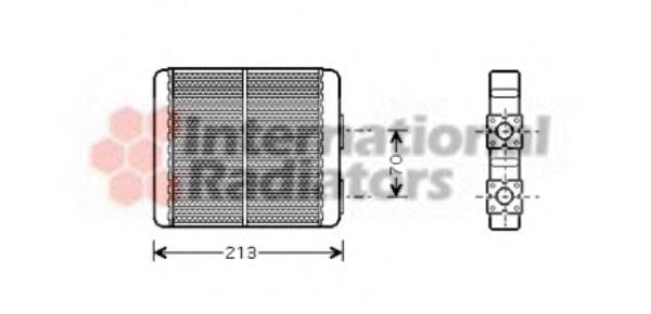 271400F001 Nissan/Infiniti Radiador de forno (de aquecedor)