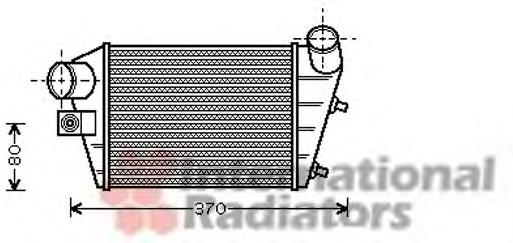Radiador de intercooler 0051715999 Fiat/Alfa/Lancia