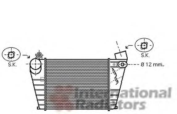 Radiador de intercooler Mahle Original CI299000S