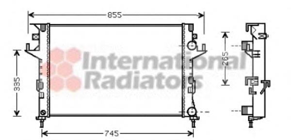 8200008766 Renault (RVI) Radiador de esfriamento de motor
