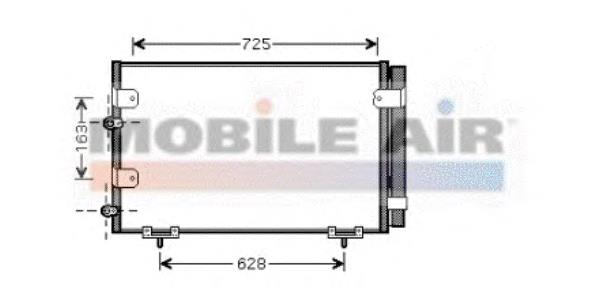 8846028550 Toyota Radiador de aparelho de ar condicionado