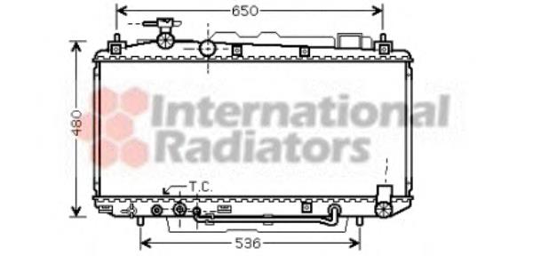 Radiador de esfriamento de motor Toyota 1640028470 preço, a partir de 122,72 USD