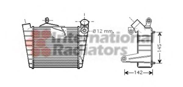 Compre 600145804A VAG Radiador de intercooler