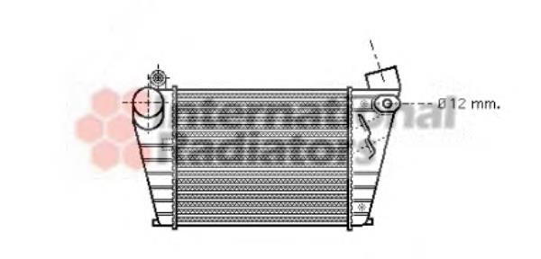 Radiador de intercooler CNGAU016 NTY
