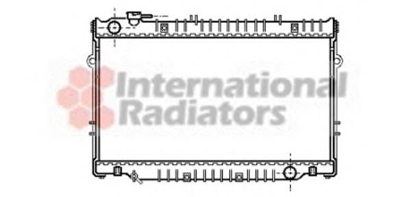 Radiador de esfriamento de motor 1640017040 Toyota