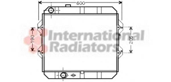 52120 NRF Radiador de esfriamento de motor