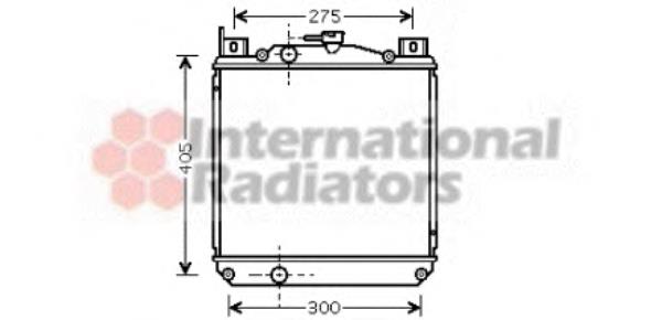 Radiador de esfriamento de motor 1770080E00 Suzuki