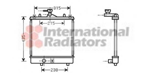 Radiador de esfriamento de motor Suzuki 1770080G00 preço, a partir de 109,13 USD